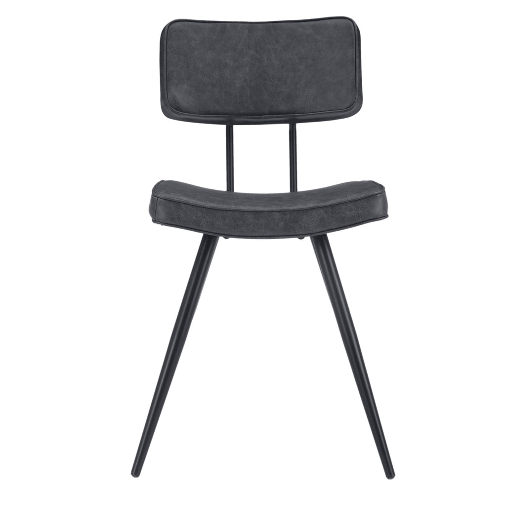 achat chaise lot de 2 simili taupe et metal