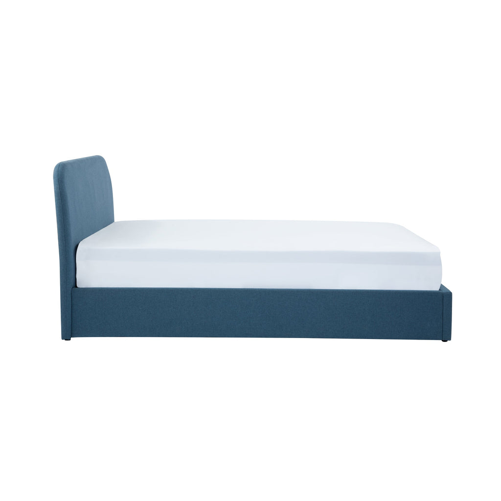 achat sommier coffre relevable bleu