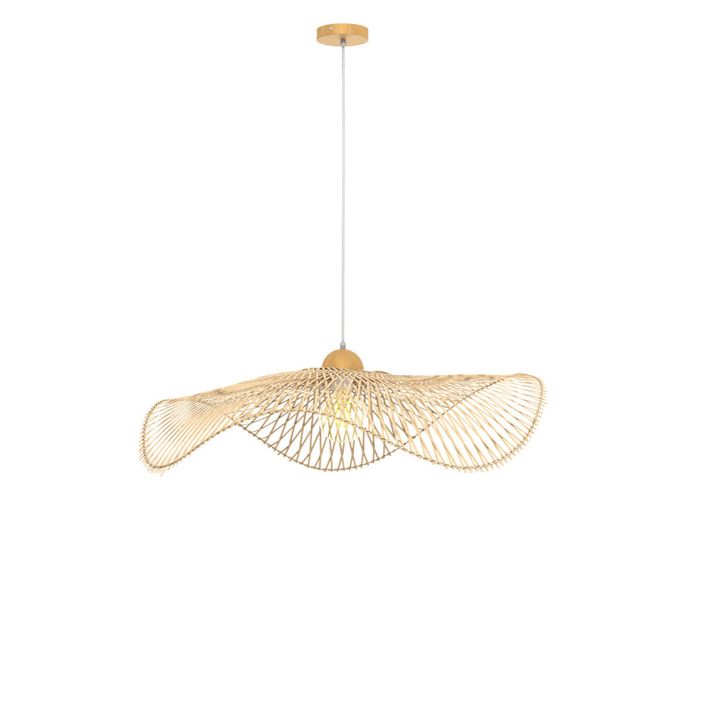 achat suspension jipi en bambou avec fil blanc 75 cm design