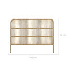 achat tete de lit en rotin 140 cm morchee