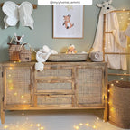 acheter buffet 2 portes et 3 tiroirs en cannage