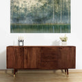 acheter buffet long en bois fonce