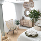 acheter buffet tiki en cannage 2 portes