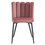 acheter chaise art deco rose en velours