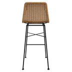 acheter chaise de bar 76 cm en resine tressee