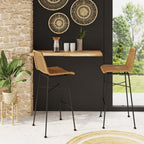 acheter chaise de bar 76 cm naturelle en resine