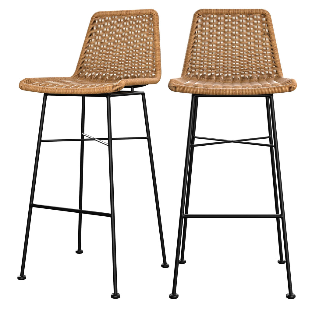 acheter chaise de bar assise en resine tresse