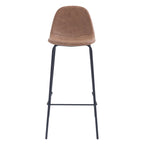 acheter chaise de bar assise simili pieds metal noir