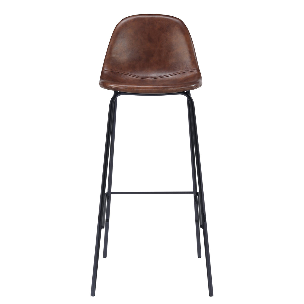 acheter chaise de bar assise synthetique pieds metal