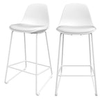 acheter chaise de bar blanche duo design