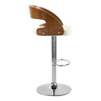 acheter chaise de bar bois et creme