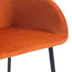 acheter chaise de bar corail art deco velours