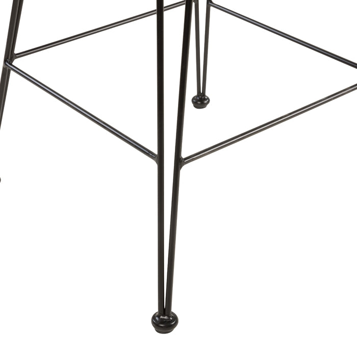acheter chaise de bar ethnic matiere naturelle noire