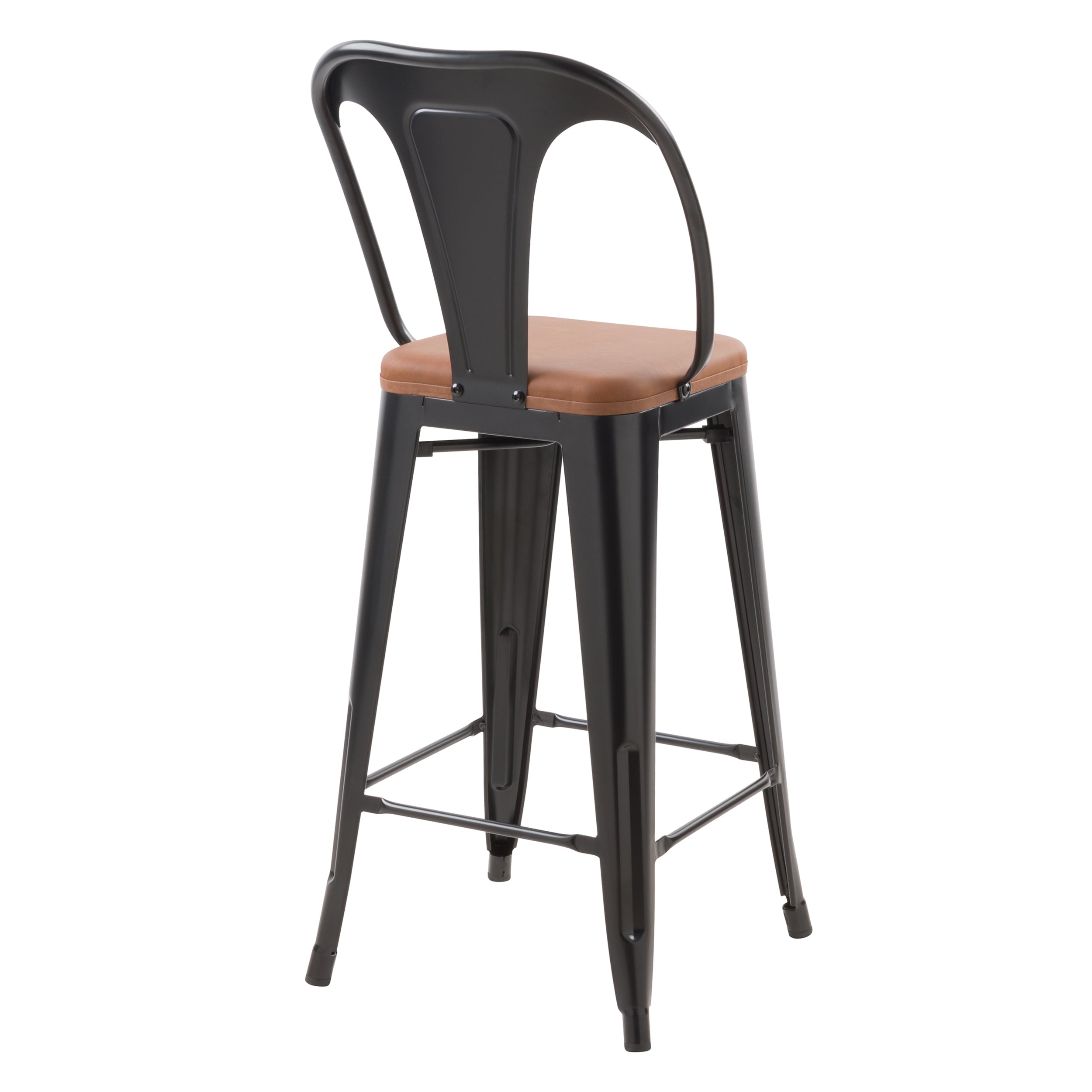 acheter chaise de bar indus metal noir