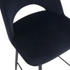 acheter chaise de bar lot de 2 noire