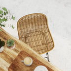 acheter chaise de bar naturelle resine