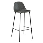 acheter chaise de bar noir simili cuir