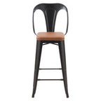 acheter chaise de bar noires lot de 2 indus