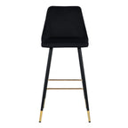 acheter chaise de bar velours et metal