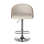 acheter chaise de bar vintage en tissu beige