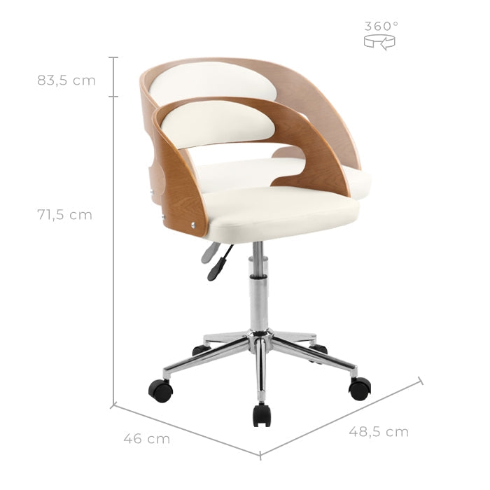 acheter chaise de bureau en bois reglable