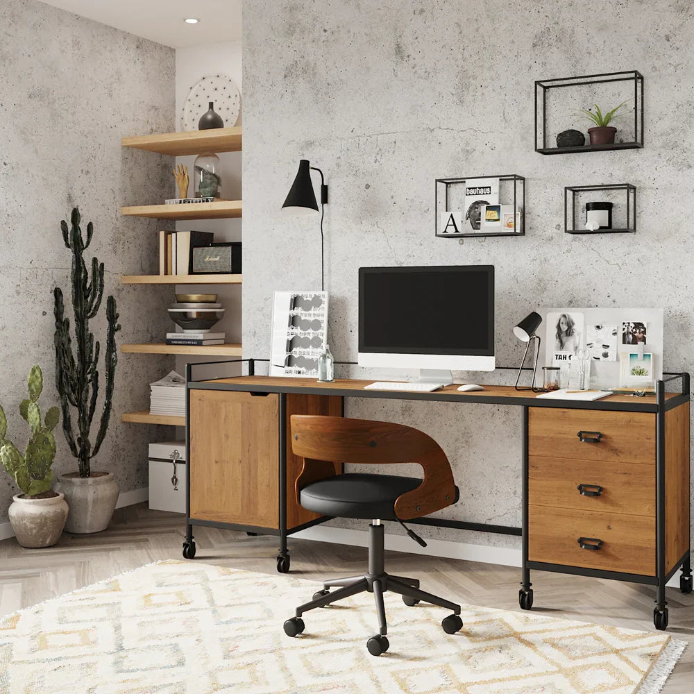 Chaise De Bureau Louis - Noir