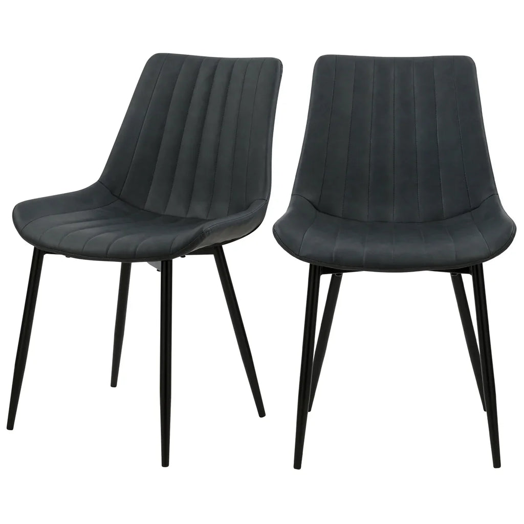 Lot De 2 Chaises Killi - Gris