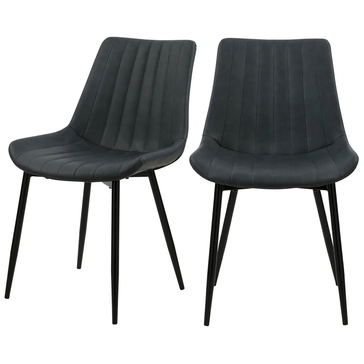 Lot De 2 Chaises Killi - Gris