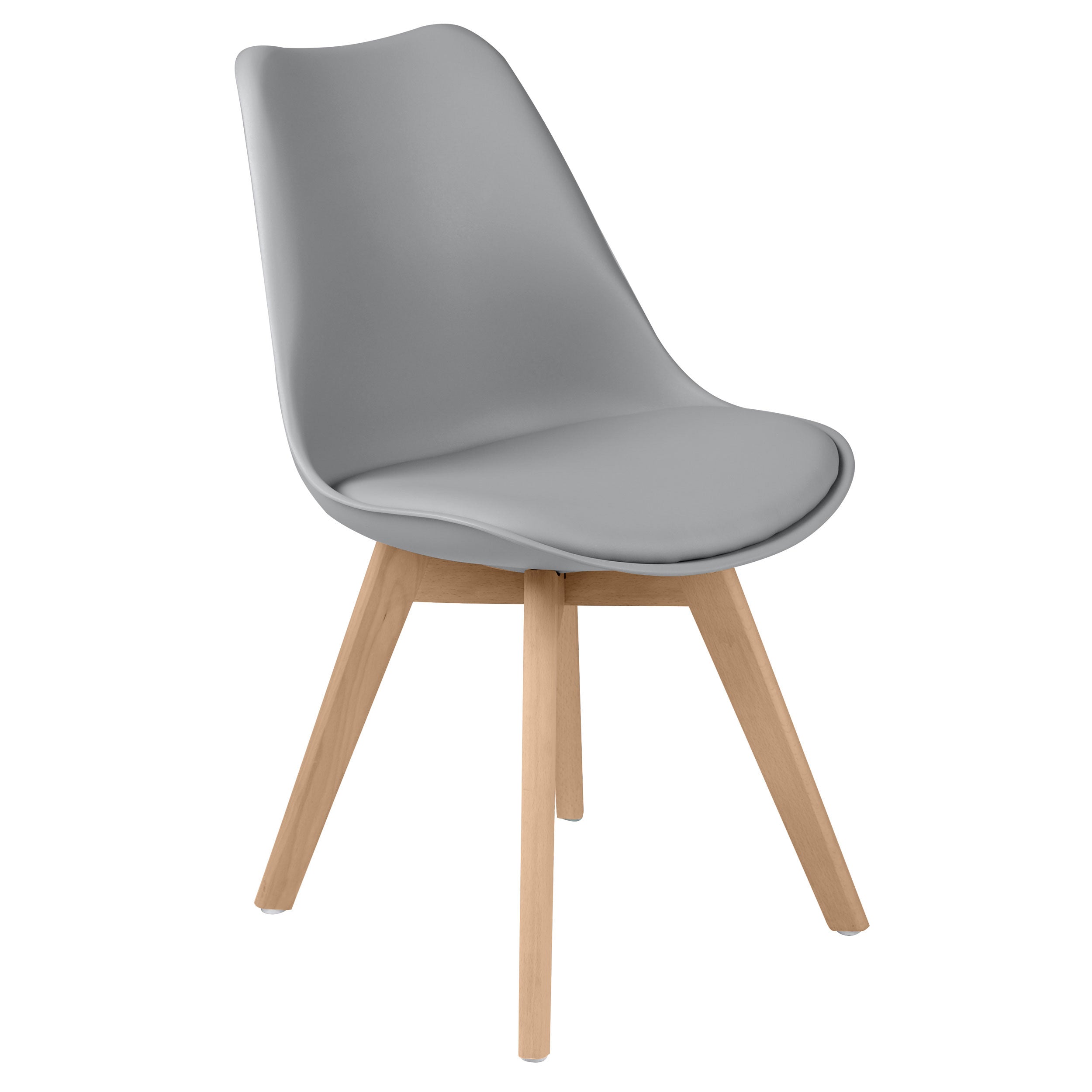acheter chaise grise lot de 2