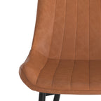 acheter chaise kili camel synthetique metal lot de 2