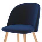 acheter chaise lot de 2 cozy bleu