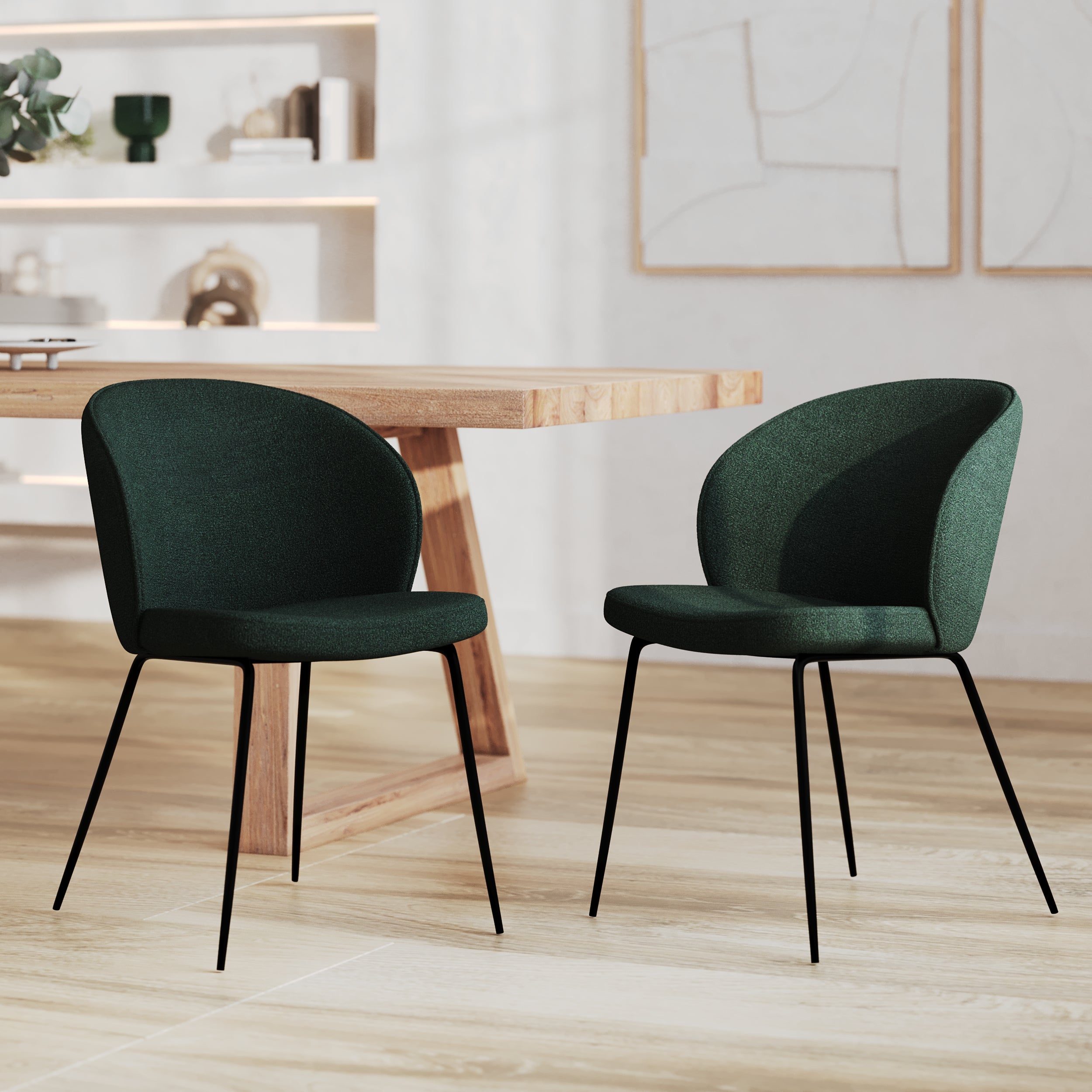 acheter chaise lot de 2 groom vert