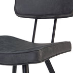 acheter chaise lot de 2 simili taupe et metal
