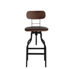 acheter chaise reglable en hauteur bois fonce