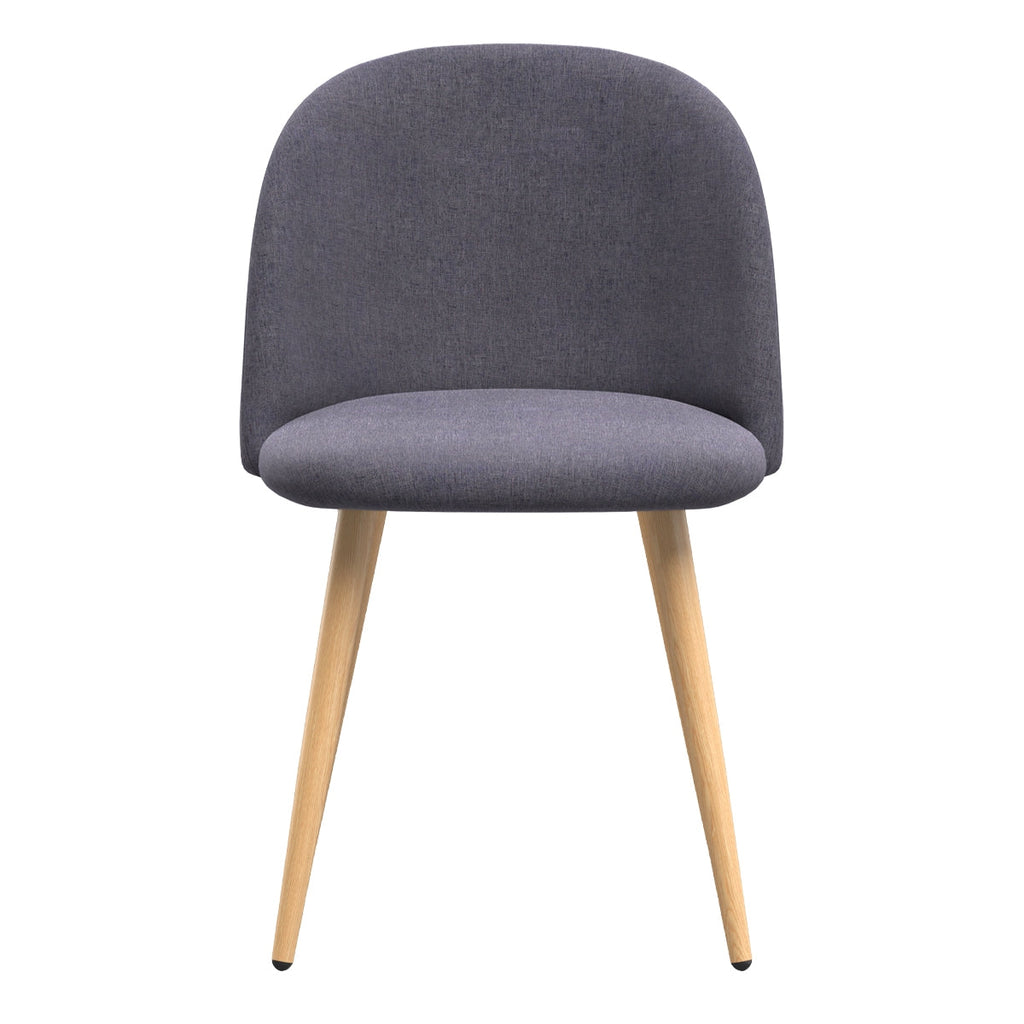 acheter chaise scandinave en tissu gris