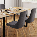 acheter chaise scandinave velours gris