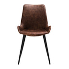 acheter chaise simili cuir marron
