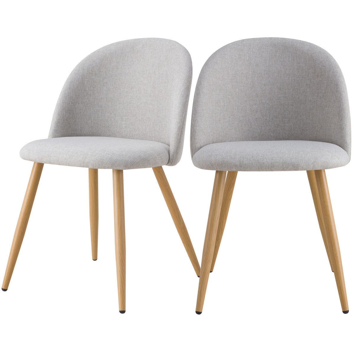 acheter chaise tissu gris cozy