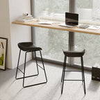 acheter lot de 2 tabouret de bar noir metal