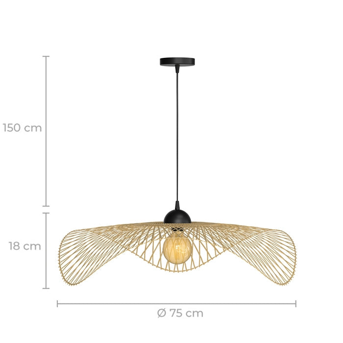 acheter suspension en bambou