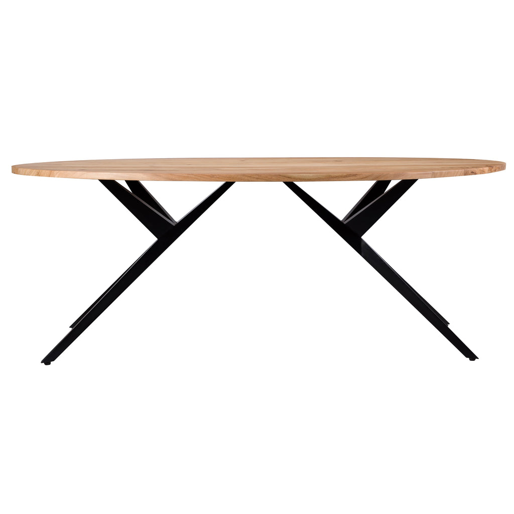 acheter table a manger bois pieds metal