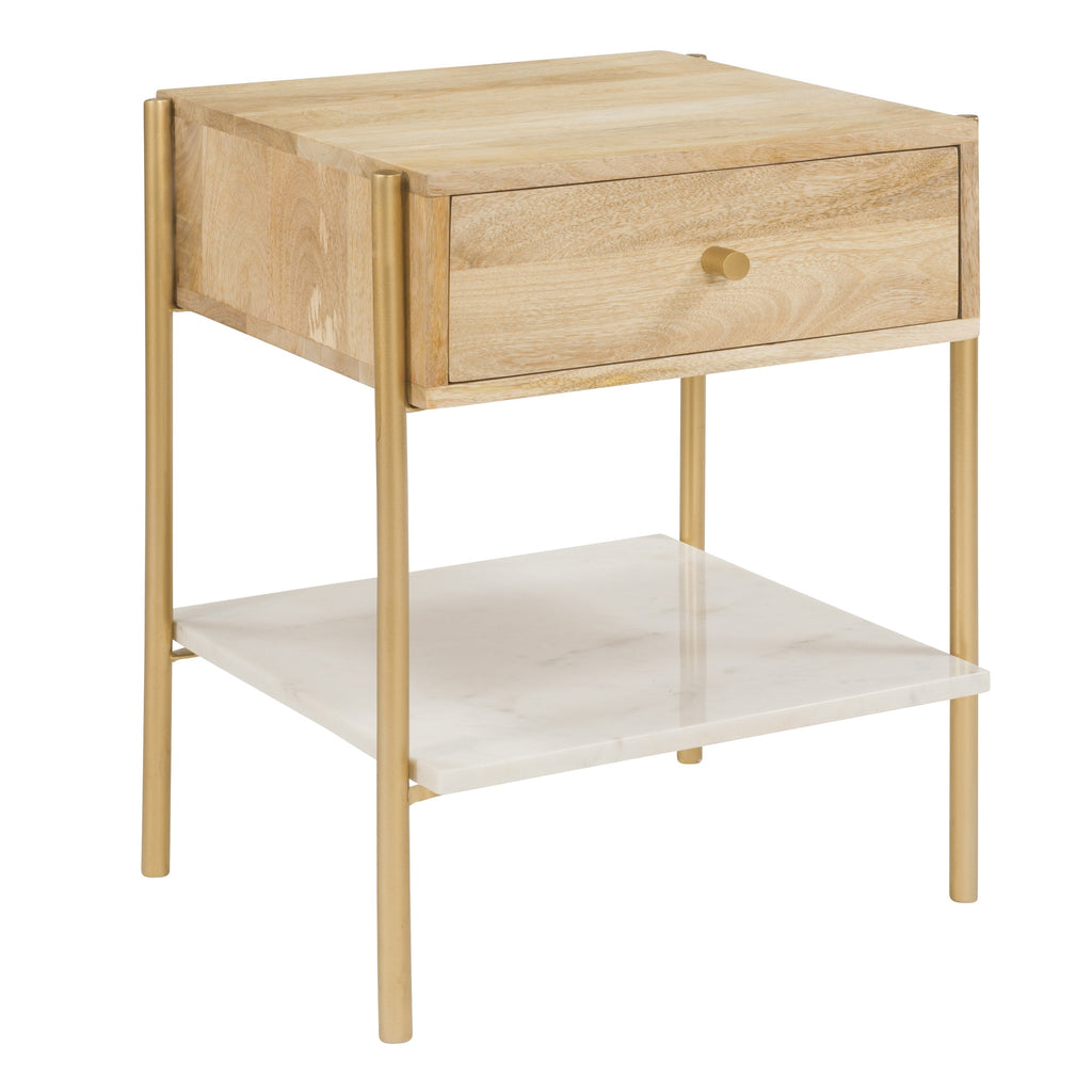 acheter table de chevet en bois de manguier