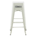 acheter tabouret de bar industriel blanc