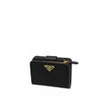Prada - Portefeuille Nylon And Leather - Femme - Black