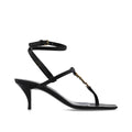 Sandales Saint Laurent Cassandra Heeled - Black - Femme