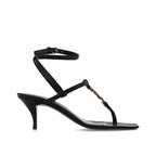 Sandales Saint Laurent Cassandra Heeled - Black - Femme
