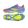 Chaussures de football F50 League 2G/3G AG - Bleu/rose