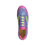 Chaussures de football F50 League 2G/3G AG - Bleu/rose
