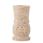 Ilise - Bougeoir - Naturel - Travertin