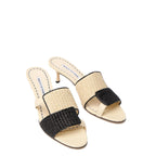 Sandales Manolo Blahnik Fabiolamu 50 - Beige - Femme